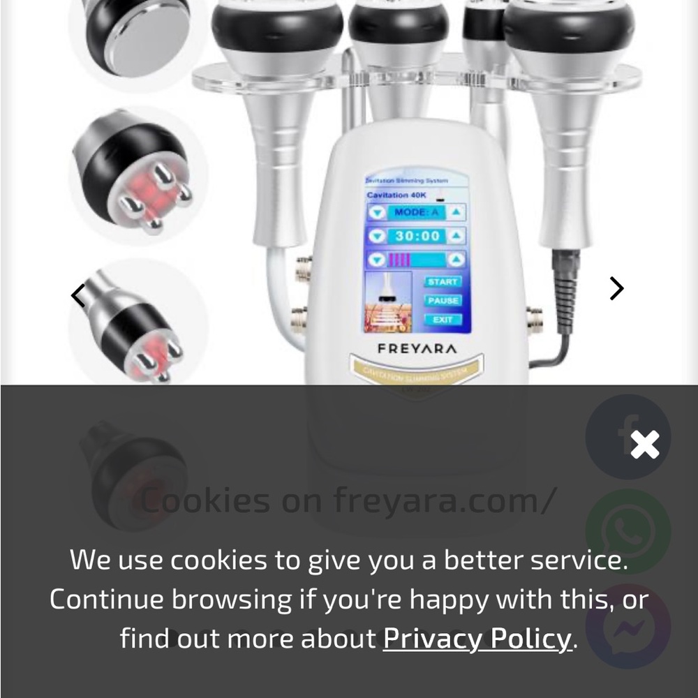 Freya Multi-Function Beauty Device - Silver